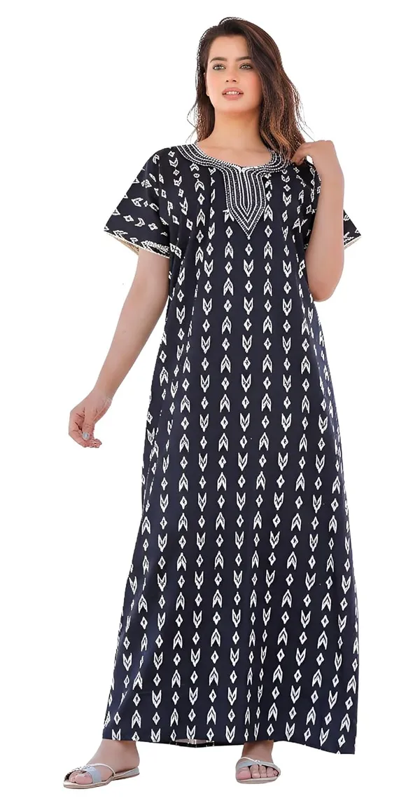 Cotton_Embroidery_Nighty_For_Women