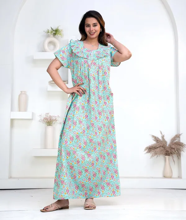 Cotton_Embroidery_Nighty_For_Women