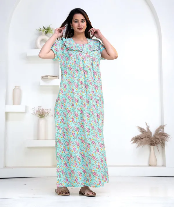 Cotton_Embroidery_Nighty_For_Women