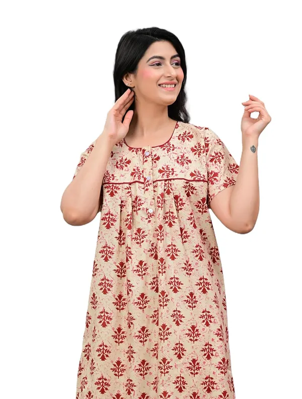 Cotton_Block_Print_Nighty_For_Women