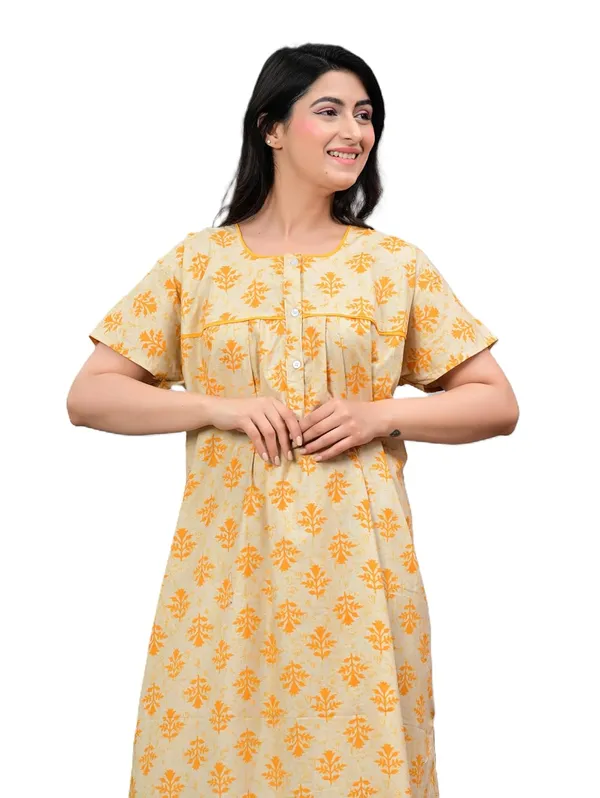 Cotton_Block_Print_Nighty_For_Women