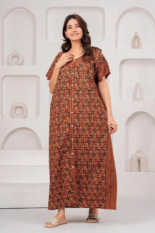 Cotton_Block_Print_Night_Gown