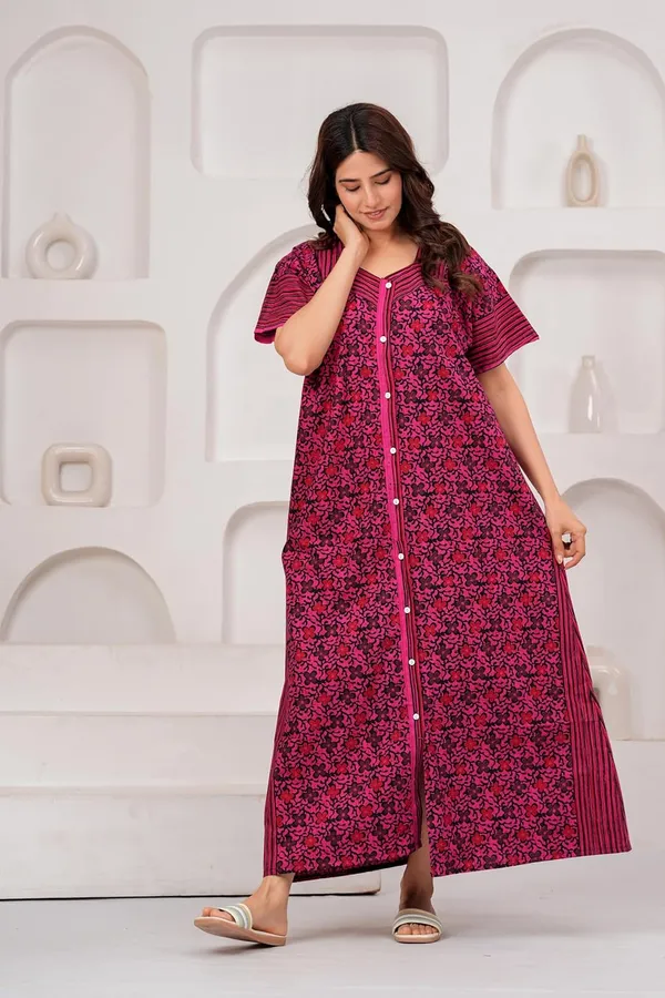 Cotton_Block_Print_Night_Gown