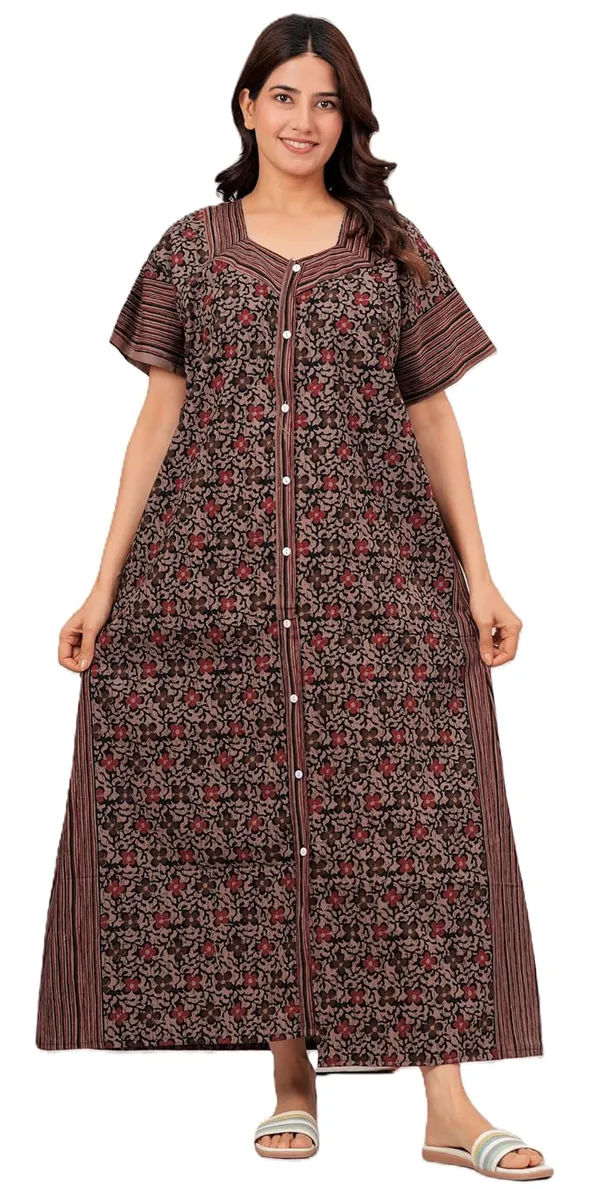 Cotton_Block_Print_Night_Gown