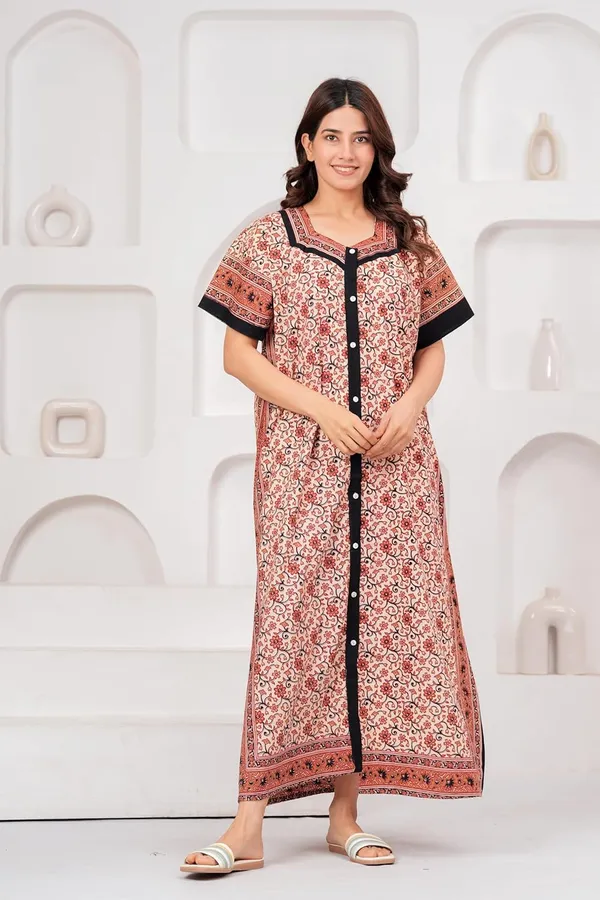 Cotton_Block_Print_Night_Gown