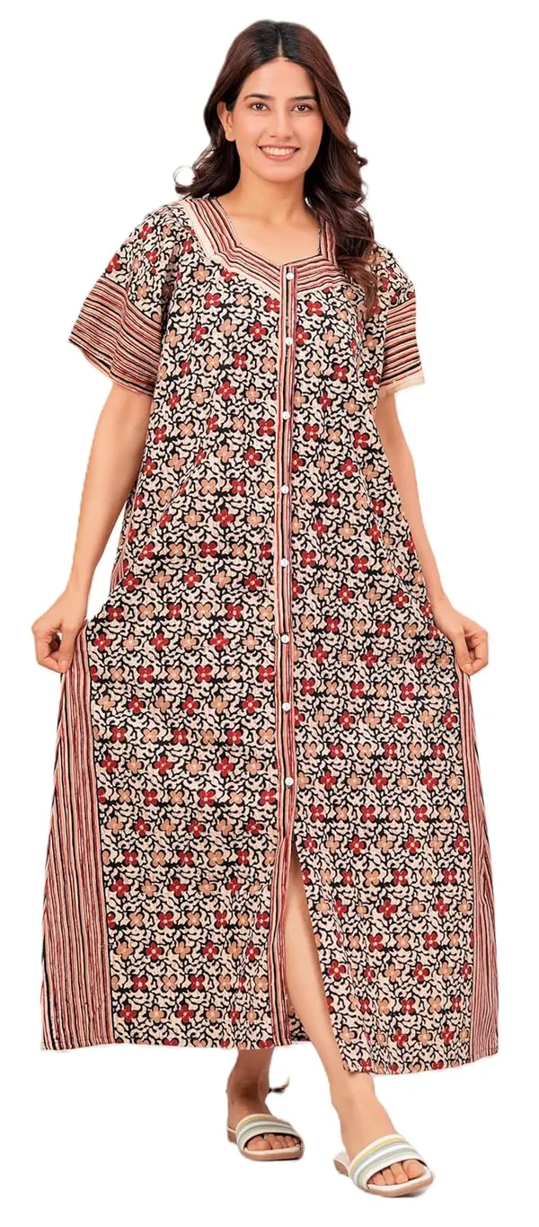 Cotton_Block_Print_Night_Gown