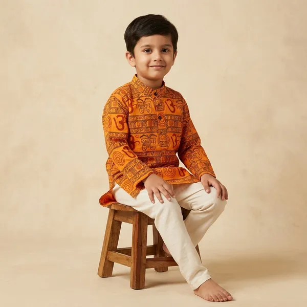 Boys_Cotton_Kurta_Pyjama_Set