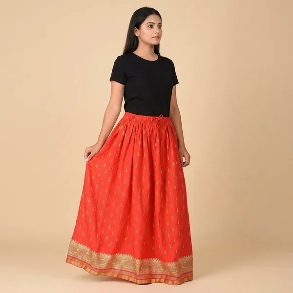 Women_S_Viscose_Printed_Long_Skirt