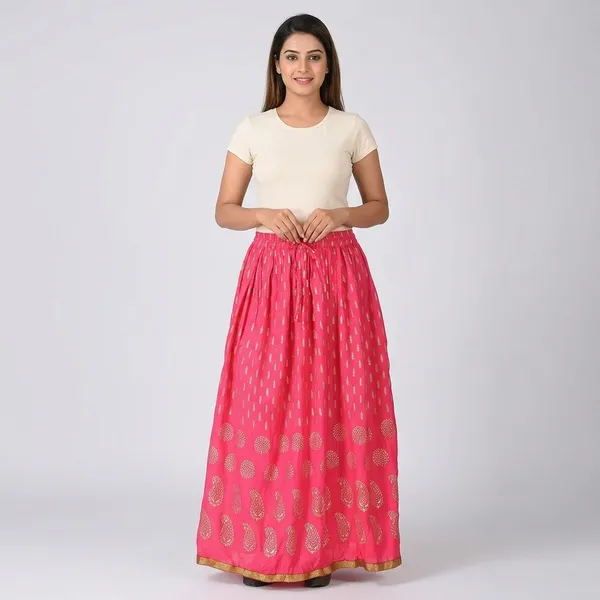 Rayon_Printed_Long_Skirt