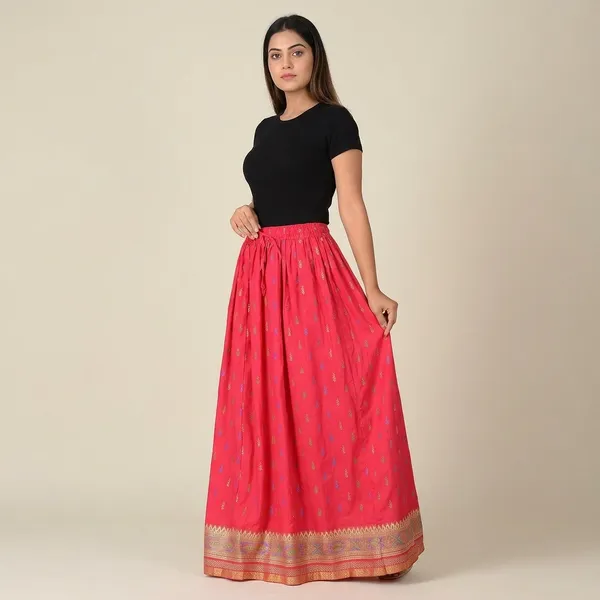 Women_S_Rayon_Printed_Long_Skirt