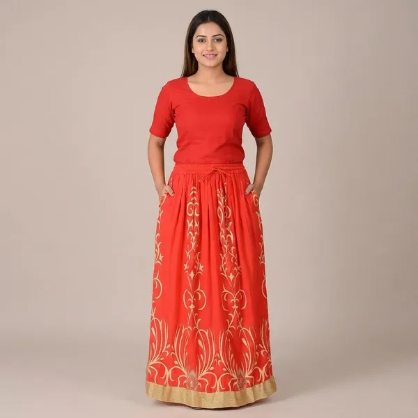 Rayon_Printed_Long_Skirt