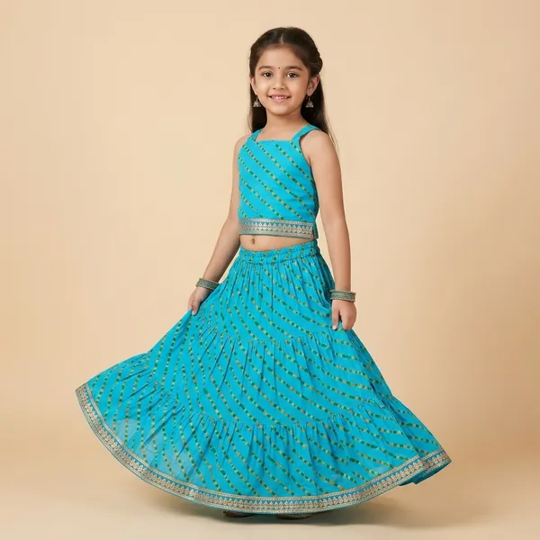 Rajasthani_Block_Print_Skirt_And_Top_Set