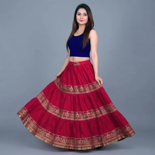 Cotton_Flared_Skirt