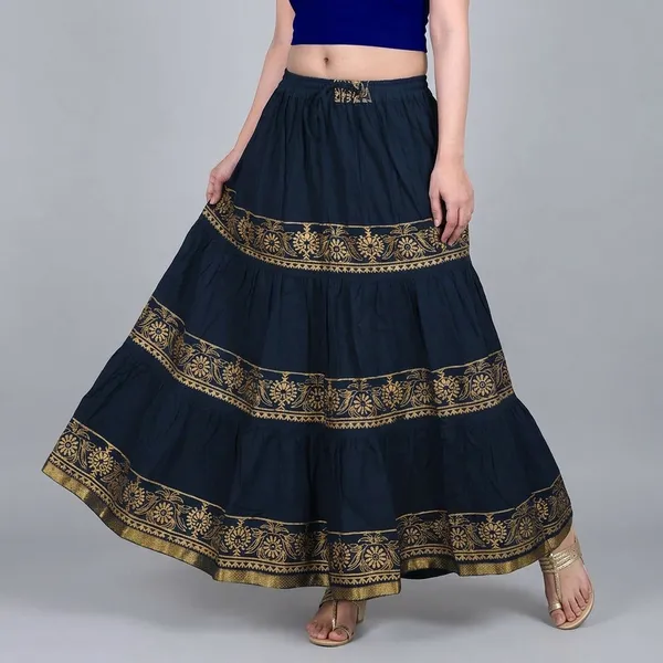 Cotton_Printed_Flared_Skirt