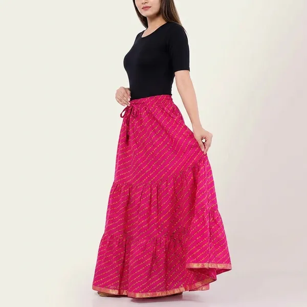 Cotton_Block_Print_Skirt
