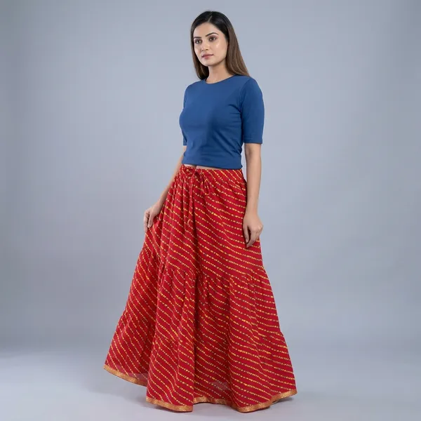 Cotton_Flared_Long_Skirt