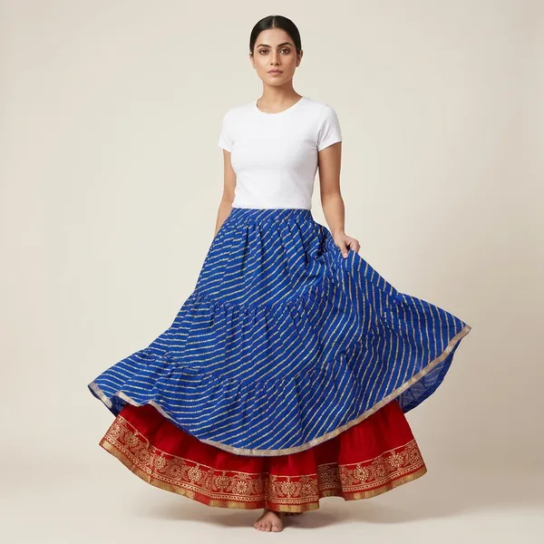 Cotton_Flared_Long_Skirt