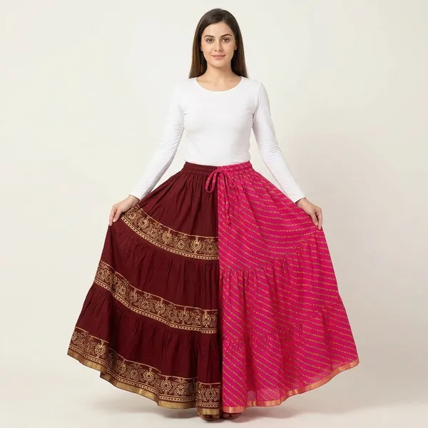 Cotton_Flared_Long_Skirt