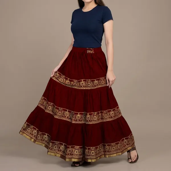 Cotton_Block_Print_Skirt_End_Of_Turn_Token