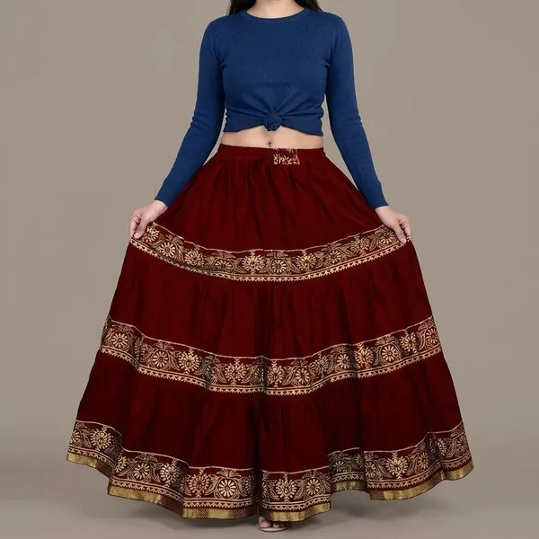 Cotton_Flared_Long_Skirt_End_Of_Turn_Token