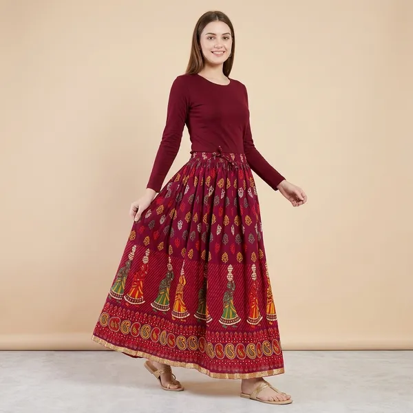 Women_Cotton_Block_Print_Long_Skirt