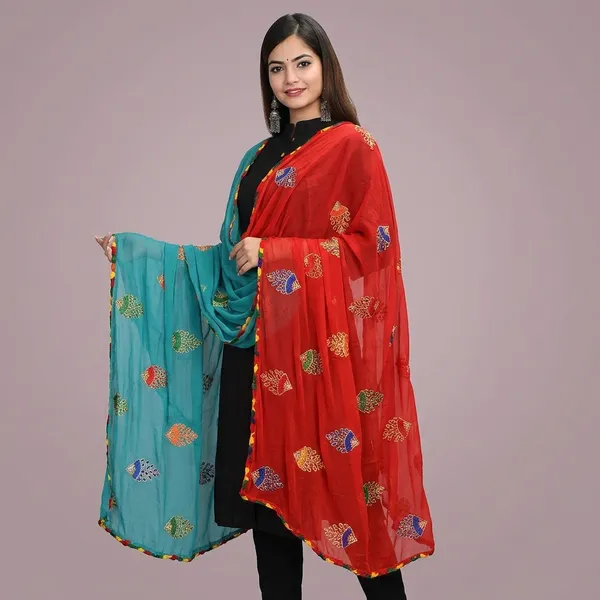 Women_S_Embroidered_Chiffon_Dupatta