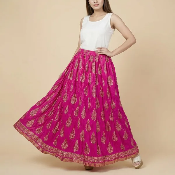 Women_S_Block_Print_Long_Skirt
