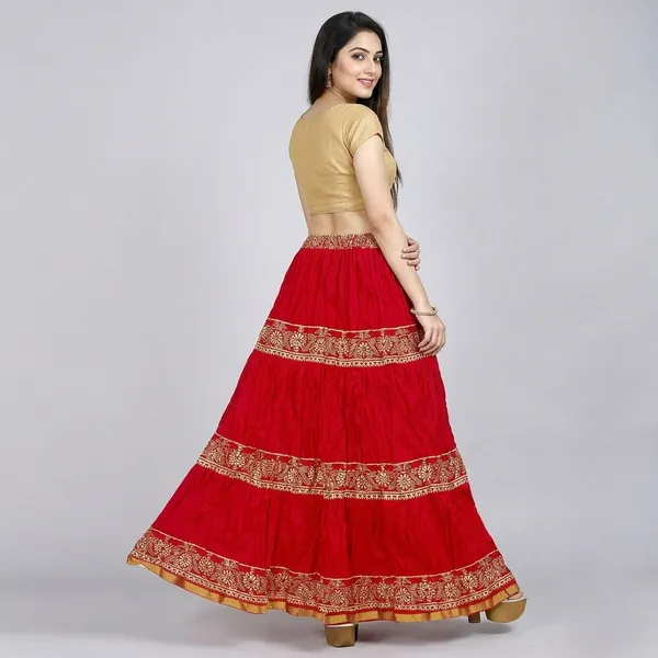 Women_S_Block_Print_Flared_Skirt