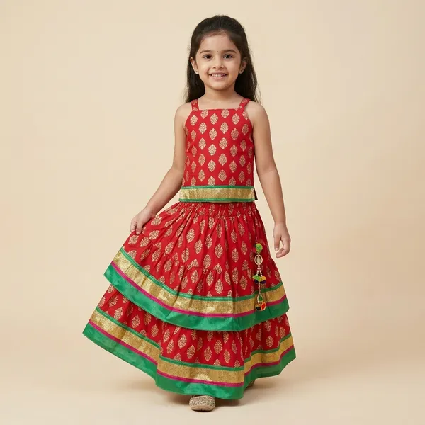 Girls_Rayon_Lehenga_Choli_Set