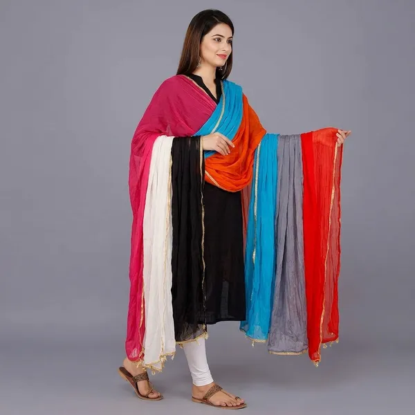 Women_S_Polka_Dot_Chiffon_Dupatta