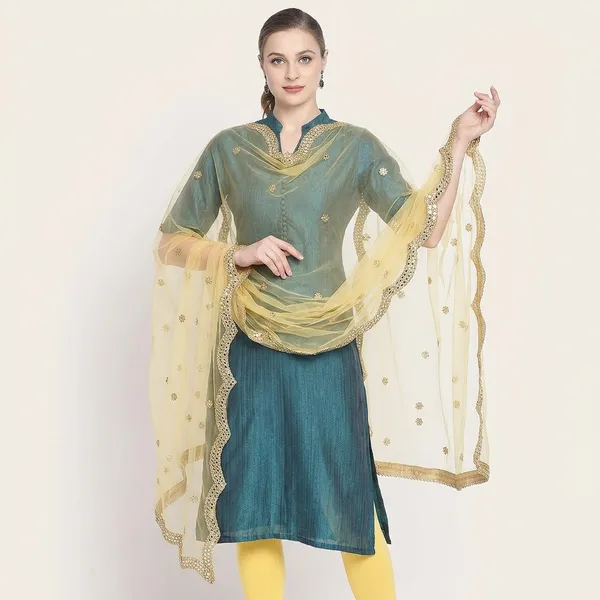 Women_S_Embellished_Net_Dupatta
