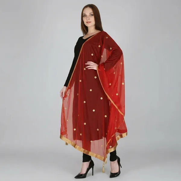 Women_S_Viscose_Net_Dupatta