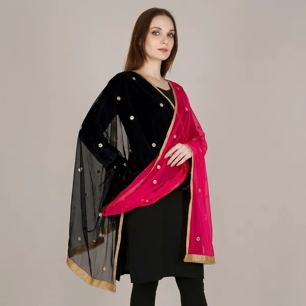 Women_S_Viscose_Net_Dupatta_With_Moti_Lace