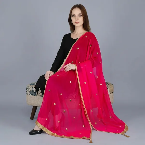 Women_S_Viscose_Net_Dupatta_With_Moti_Lace