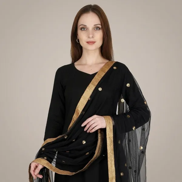 Women_S_Viscose_Net_Dupatta_With_Moti_Lace