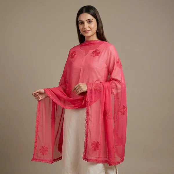 Women_S_Embroidered_Chiffon_Dupatta