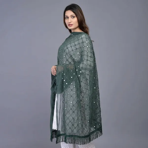 Women_S_Chiffon_Dupatta_With_Lace
