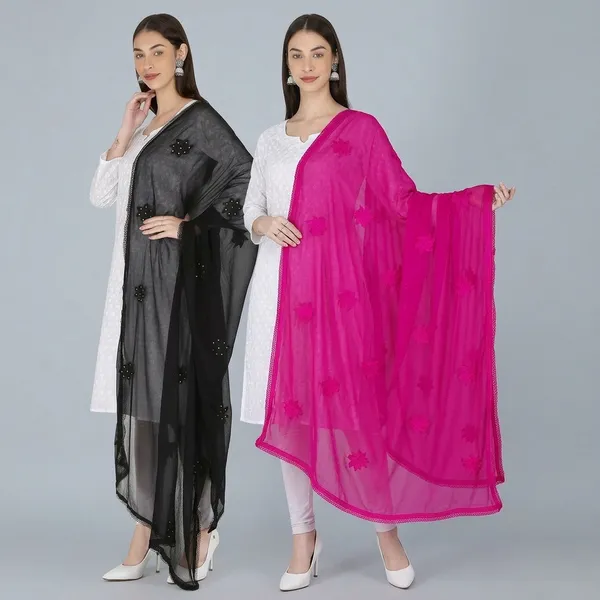 Women_S_Embroidered_Chiffon_Dupatta