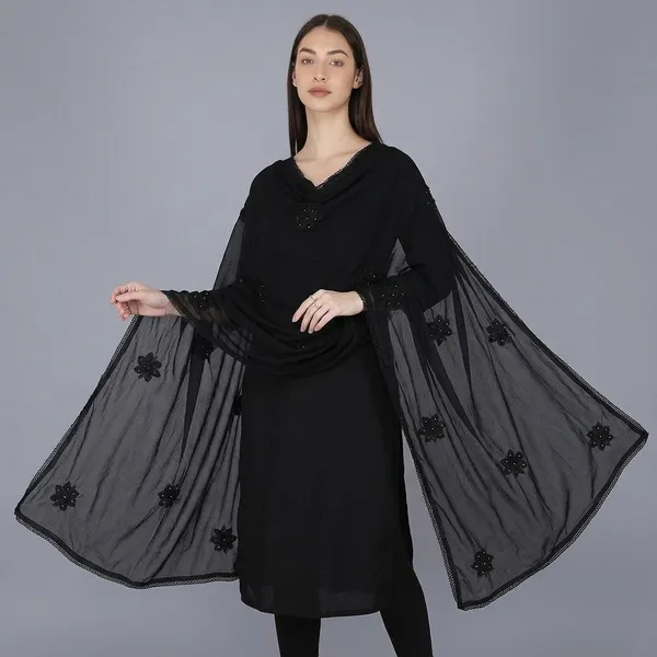Women_S_Embroidered_Chiffon_Dupatta