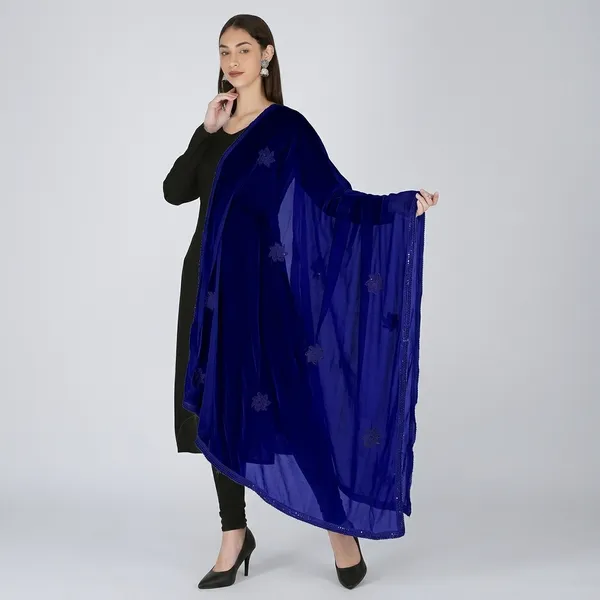 Women_S_Embroidered_Chiffon_Dupatta