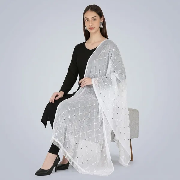 Women_S_Embroidered_Chiffon_Dupatta