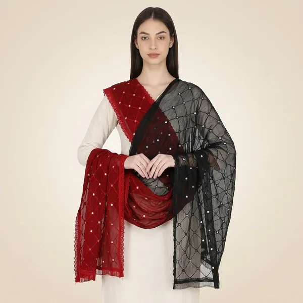 Women_S_Embroidered_Chiffon_Dupatta