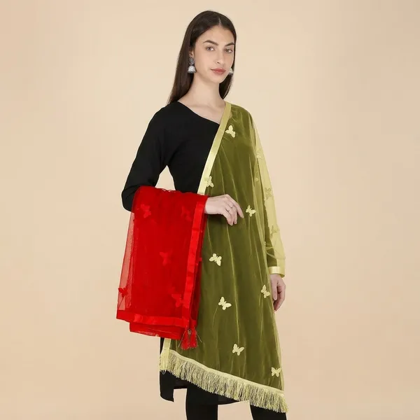 Women_Net_Dupatta_With_Embroidery
