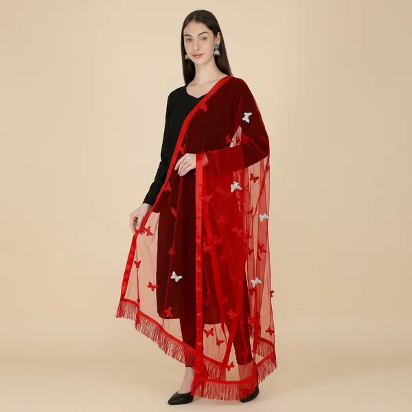 Women_S_Net_Embroidered_Dupatta