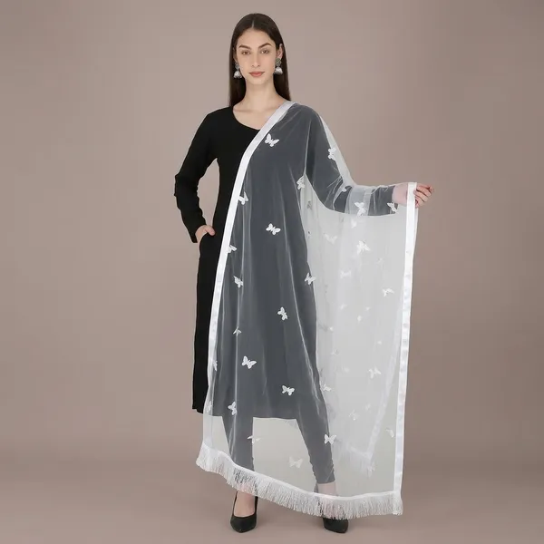 Women_Net_Dupatta_With_Embroidery
