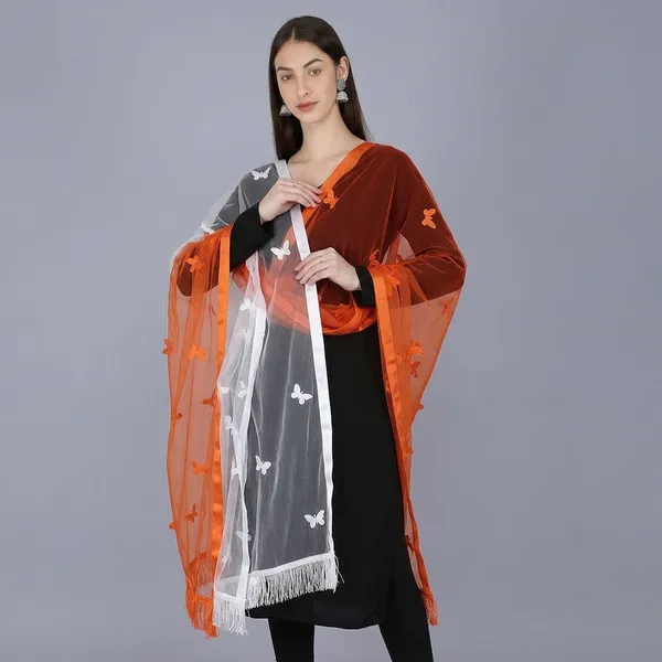 Women_Net_Dupatta_With_Embroidery