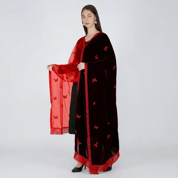 Women_Net_Dupatta_With_Embroidery