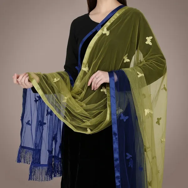 Women_Net_Dupatta_With_Embroidery