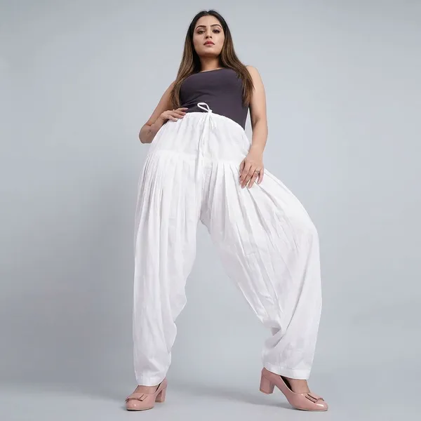 Rayon_Salwar_Pants_With_Drawstring_Closure