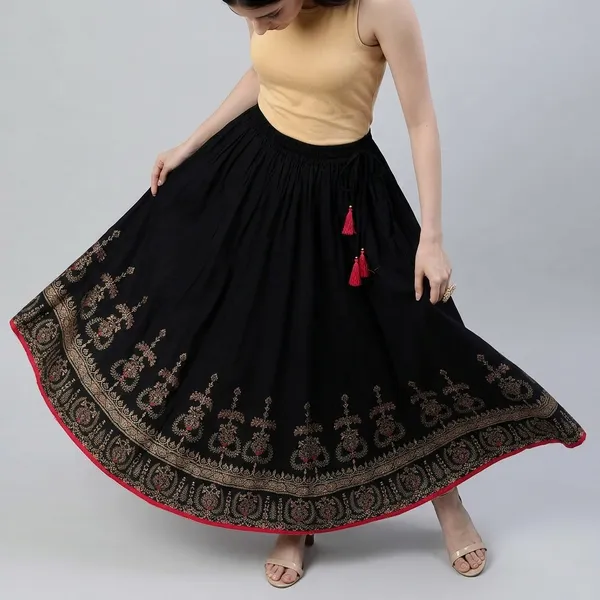 Block_Print_Long_Skirt_For_Women